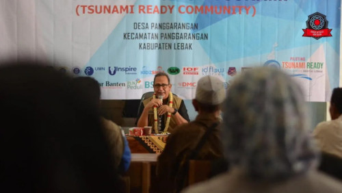 Sigap Tsunami Desa Panggarangan bersama Gugus Mitigasi Lebak Selatan Jadi Desa Pertama di Banten yang Lakukan Verifikasi Lapangan Tsunami Ready Community UNESCO-IOC