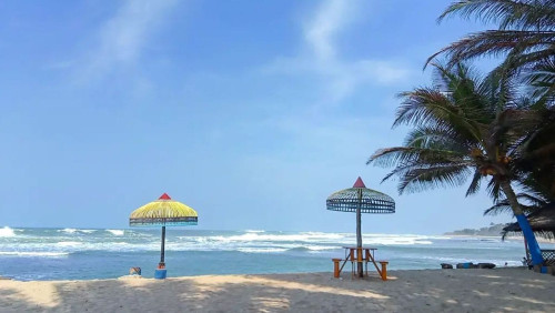 Sigap Tsunami Wisata Pantai Kelapa Warna Di Lebak Selatan